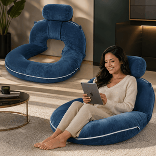 U-Shaped Reading Pillow for Bed