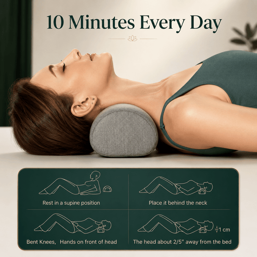Cervical Neck Roll Pillow
