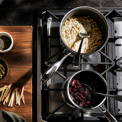 Hybrid Saucepan with Lid, 1-Qt