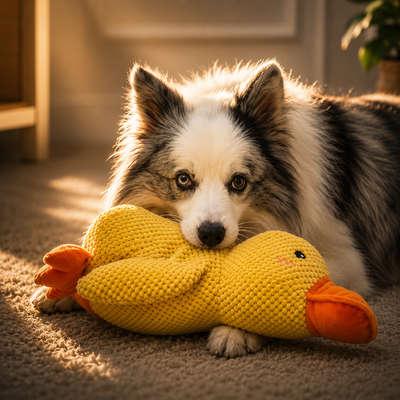 Calming Durable Duck Dog Toy
