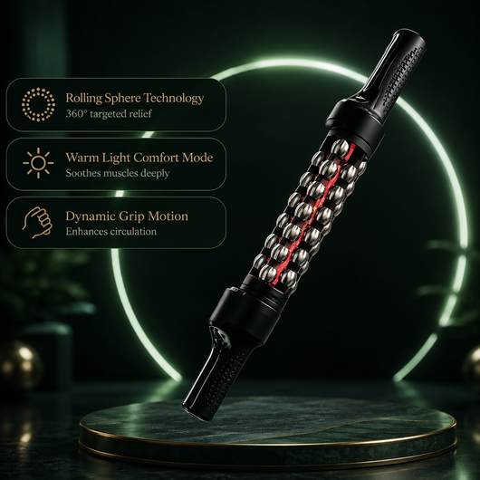 360° Rotating Deep Tissue Massage Roller