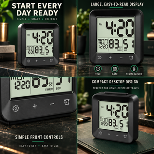 Atomic Travel Alarm Clock