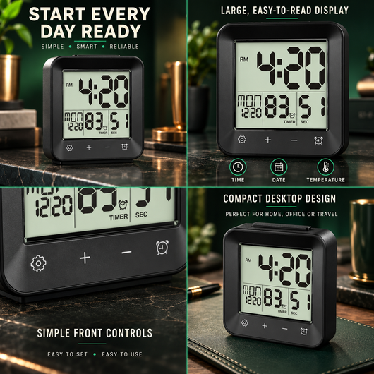 Atomic Travel Alarm Clock
