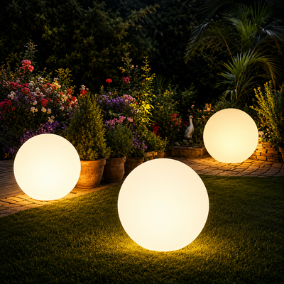 Cordless Garden Globe Light
