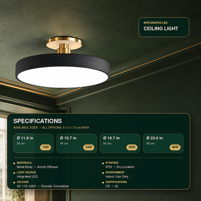 Halo Color Flush Mount