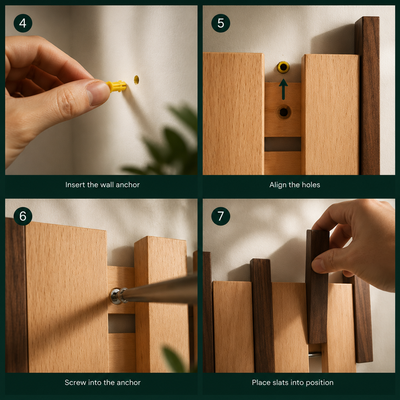 Solid Wood Coat Rack