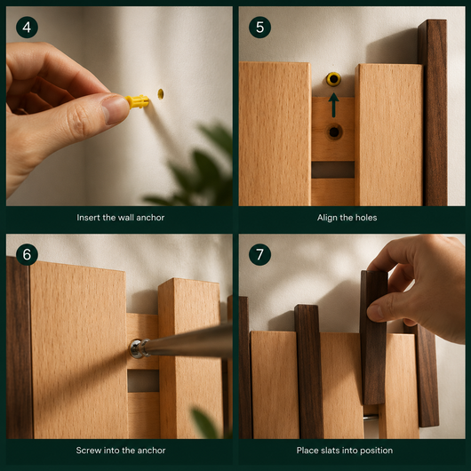 Solid Wood Coat Rack