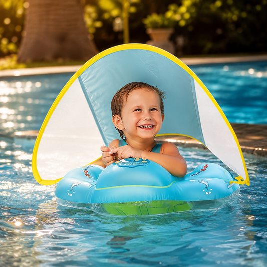 Baby Float with Detachable Sun Shade