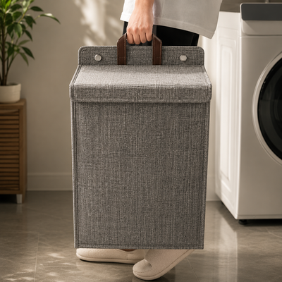 Wall Mounted Foldable Laundry Basket