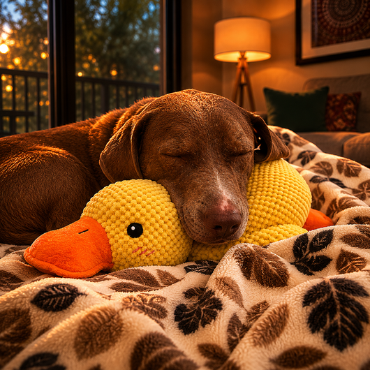 Calming Durable Duck Dog Toy