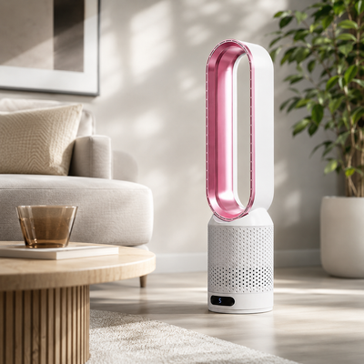 Bladeless Tower Fan with Air Purifier