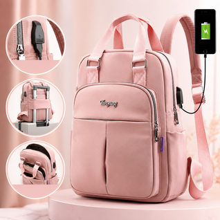 Anti-Theft USB Charging Backpack