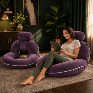 U-Shaped Reading Pillow for Bed