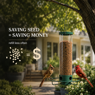 Squirrel Proof Bird Feeder with Spinning Perch
