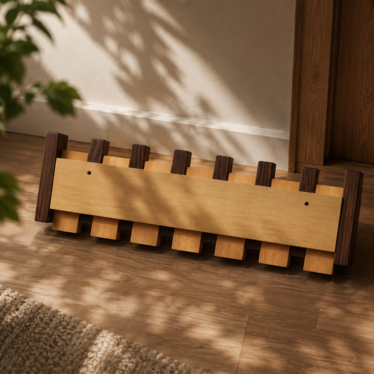Solid Wood Coat Rack
