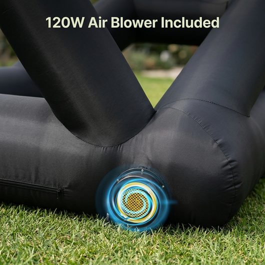 120W air blower included with the inflatable outdoor projector screen