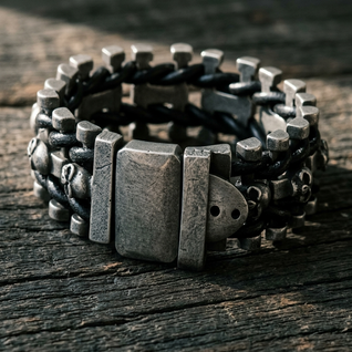 Skull Chain Link Bracelet
