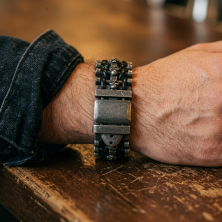 Skull Chain Link Bracelet