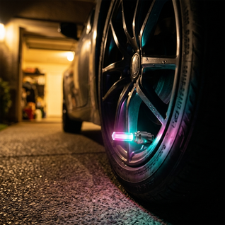 LED Valve Cap Wheel Lights