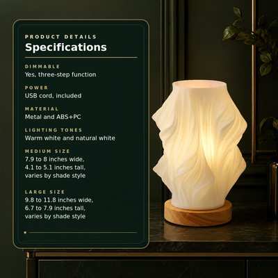 Serene Wavecrest Lamp