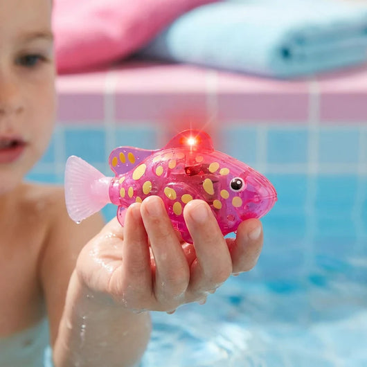 LED Swimming Fish Bath Toy