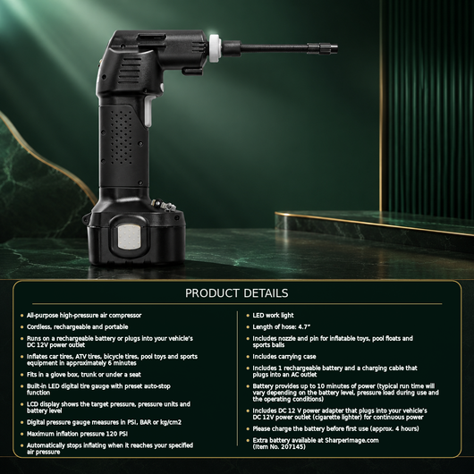 Rechargeable Tire Inflator