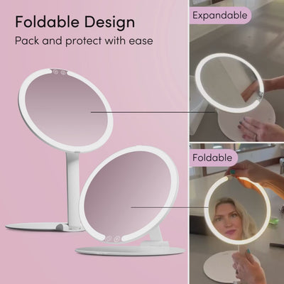 LED Travel Makeup Mirror