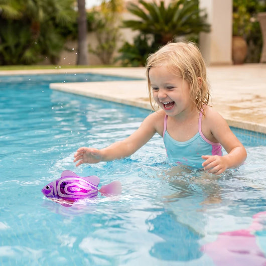 LED Swimming Fish Bath Toy
