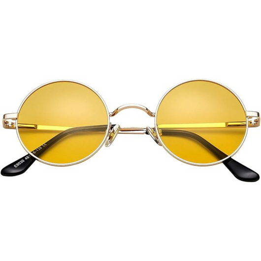 Retro Round Polarized Sunglasses