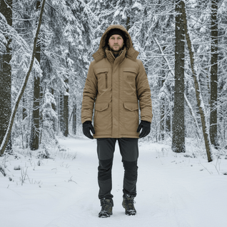 Quilted Mid Length Winter Parka
