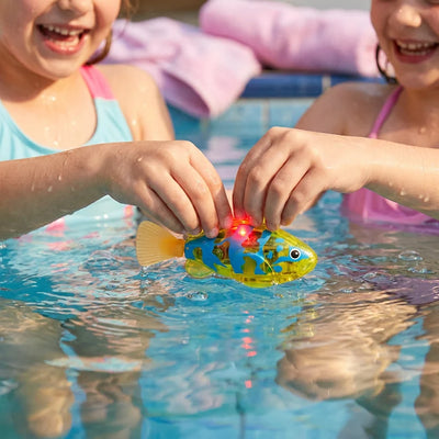 LED Swimming Fish Bath Toy
